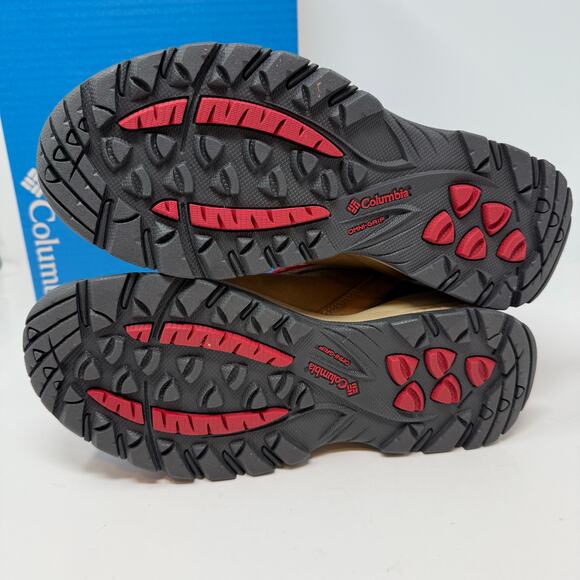 Columbia Newton Ridge Plus Waterproof Amped Women's 6.5 Brown Red NEW - Picture 6 of 11